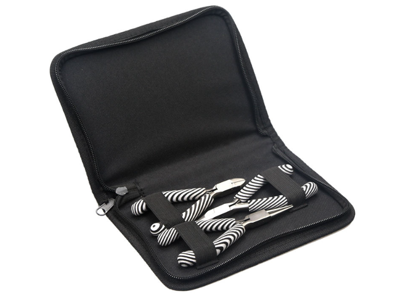 3 Pieces Tool Kit With Zip Pouch